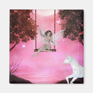 Íman Emissão para o unicórnio - ímã da fantasia