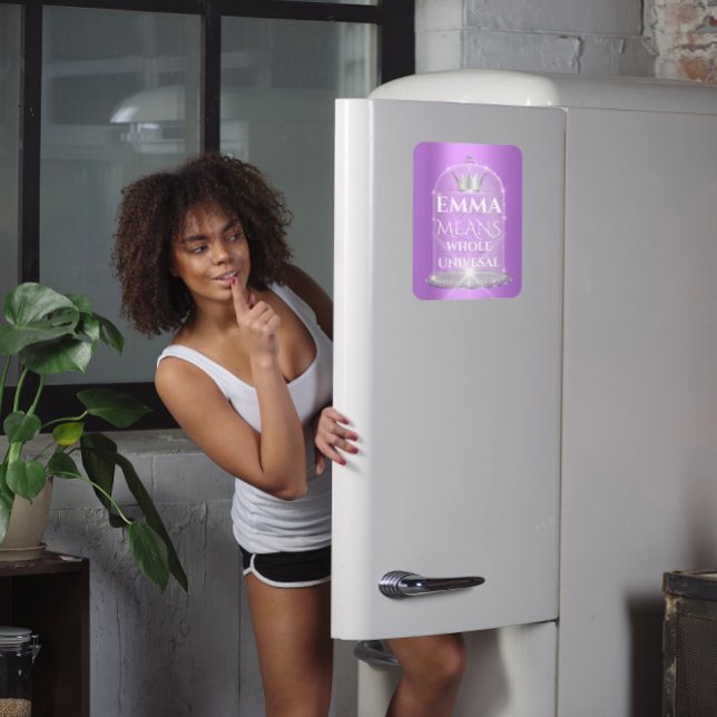 Íman Emma Name Significa Bridal Birthday Gift Magnet (Emma Name Meaning Bridal Birthday Gift Magnet)