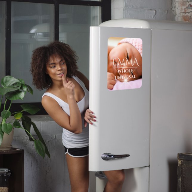 Íman Emma Name Significa Foto do Chá de fraldas New (Emma Name Meaning Baby Shower Photo New Magnet)