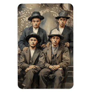 Íman Emmet Dalton, Jesse James, Jesse Evans cowboys art
