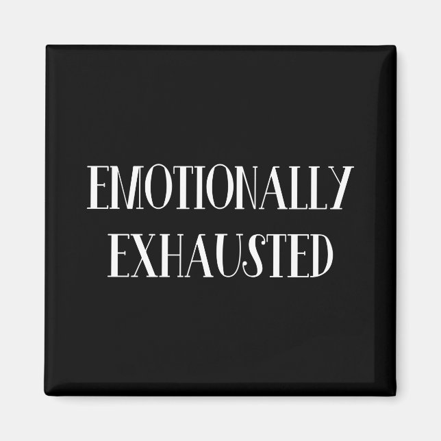 Íman Emocionalmente Esgotado (Frente)