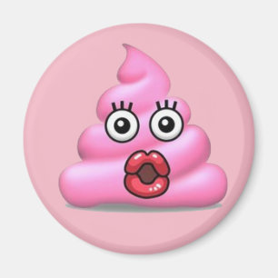 Íman Emoji cor-de-rosa do tombadilho