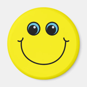 Íman Emoji de sorriso amarelo enfrenta