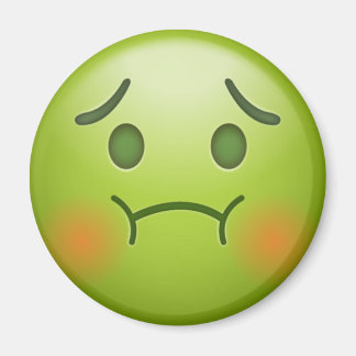 Íman Emoji Face Doente