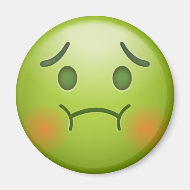 Íman Emoji Face Doente (Frente)