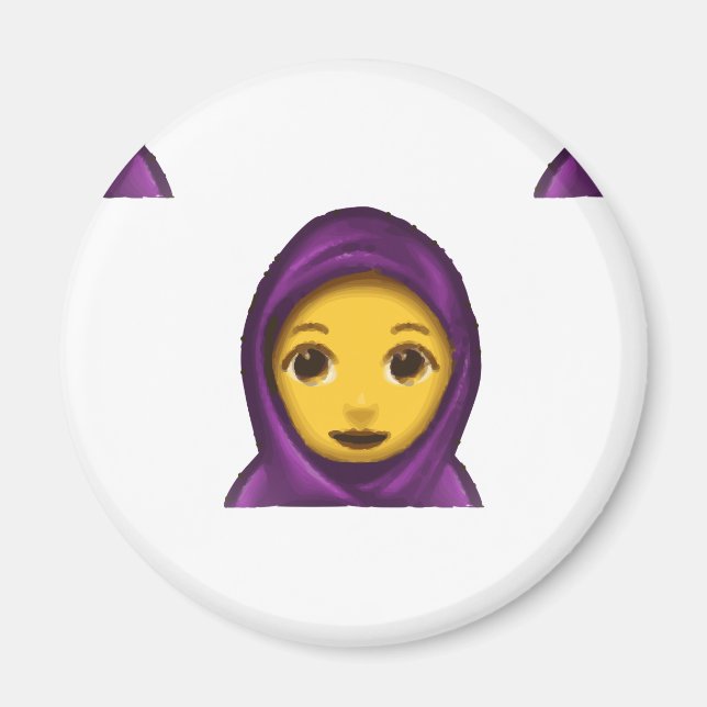 Íman emoji hajib (Frente)