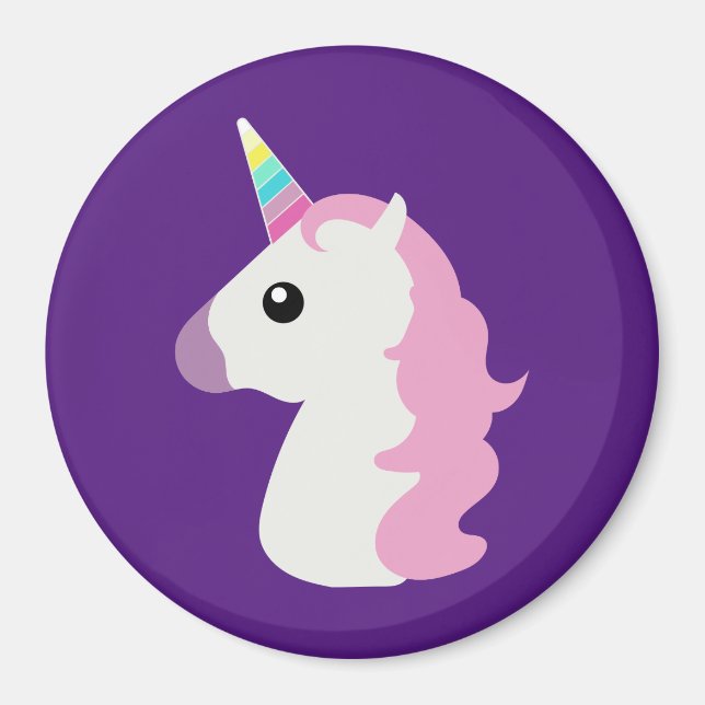 Íman Emoji Unicorn (Frente)