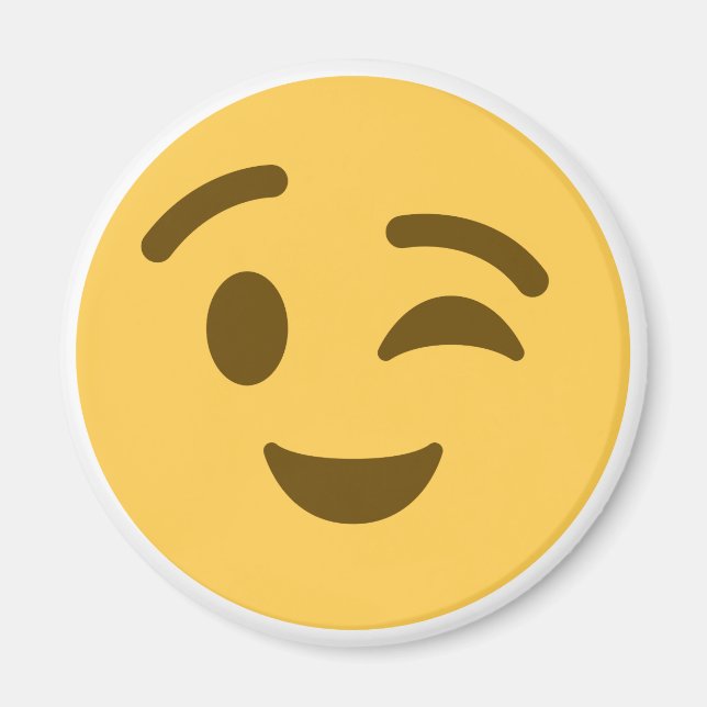 Íman Emoji Wink (Frente)