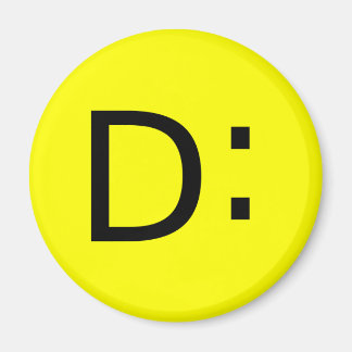 Íman Emoticon chocado