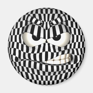 Íman Emoticon Rosto Zangado