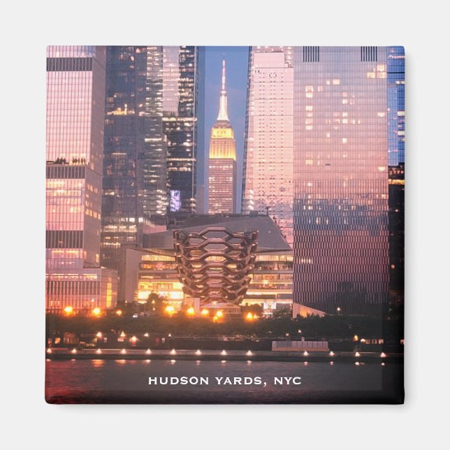 Íman Empire State Building, Hudson Yards (Navio), NYC (Frente)