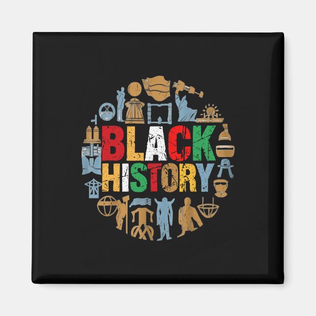 Íman Empoderamento do Visto 2 do Mês da História Negra (Frente)