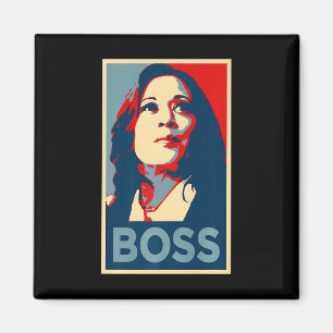 Íman Empower Boss Kamala Harris Poster 47 Rally Wo