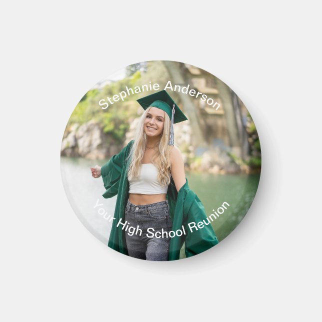 Íman Empresa de Reunião Familiar do Segundo grau Fotogr (Frente)