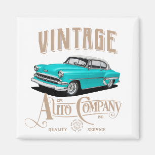 Íman empresa vintage auto