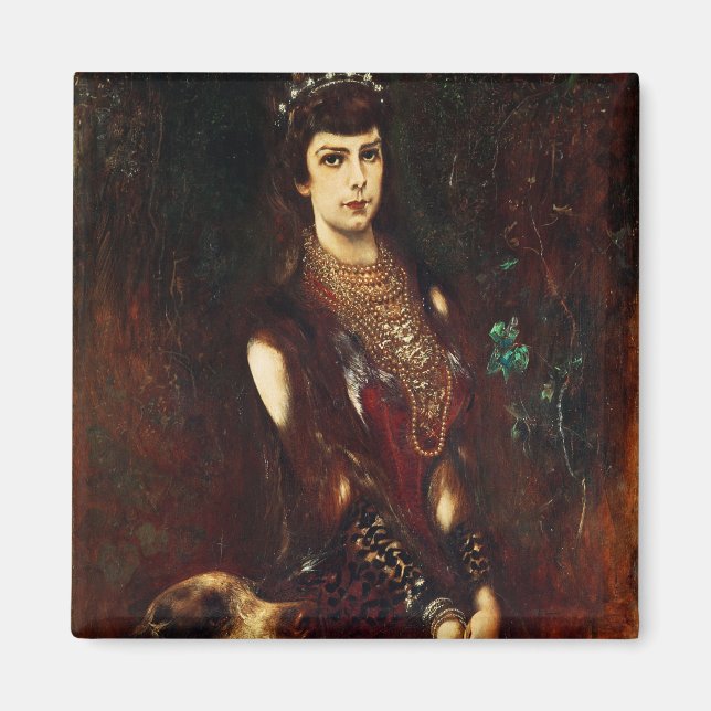 Íman Empress Elizabeth, da Áustria, 1883 (Frente)