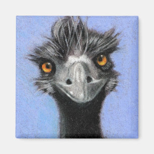 ÍMAN EMU: ARTE DO LÁPIS DA COR: REALISMO