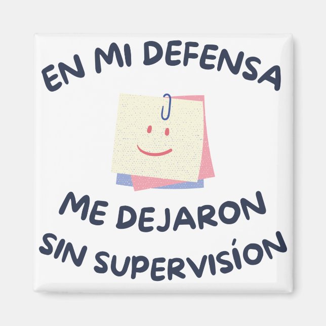 Íman En Mi Defensa, Me Dejaron Sin Supervision (Frente)