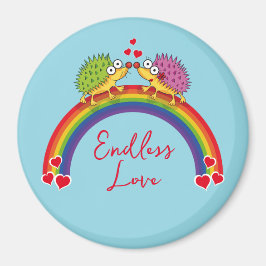 Íman Enamorados de los erizos de Lindos. Erizo,