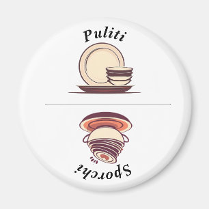 Íman Encantadora de máquinas de lavar e lavar a língua 