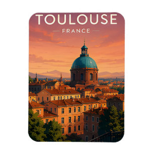 Íman Encanto de Viagem de Toulouse França