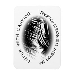 Íman Encapsulamento de Booze Engraçado - Porta de Cruze