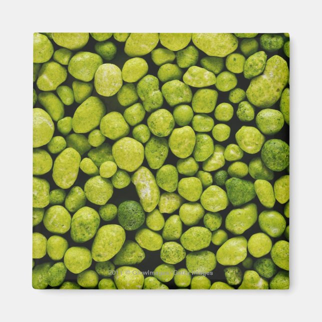 Íman Encerramento de seixos verdes (Frente)