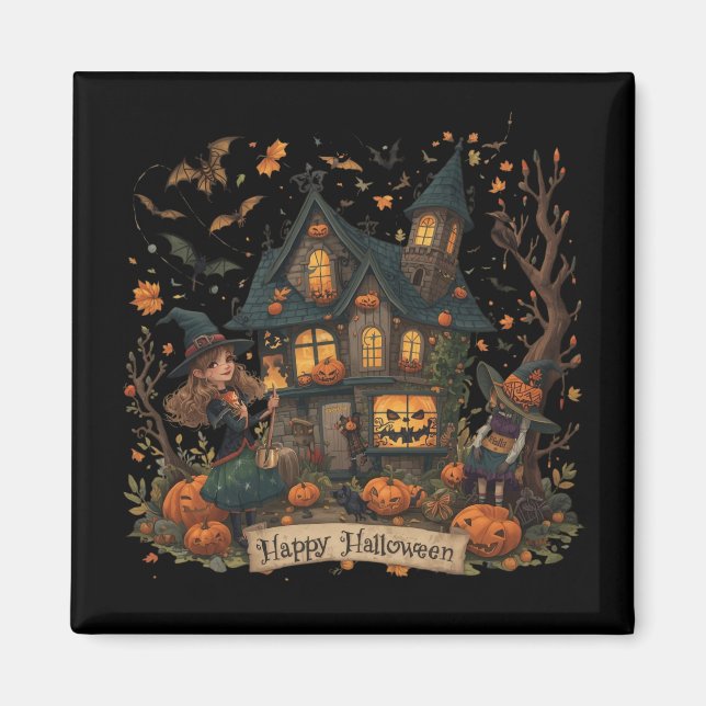 Íman Enchanted Haunted House Halloween (Frente)