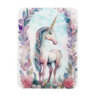 Íman Enchanted Unicorn Watercolor Magnet