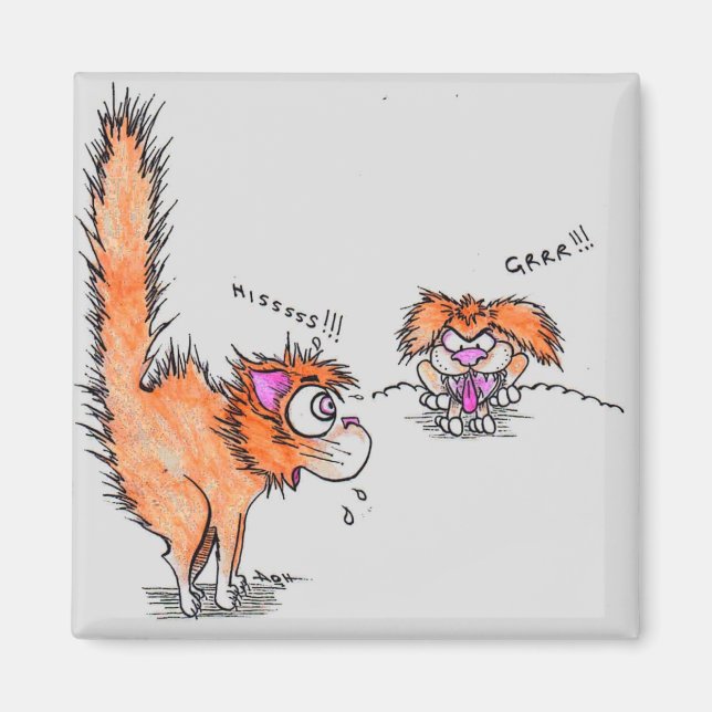 Íman Enche o gato (Frente)