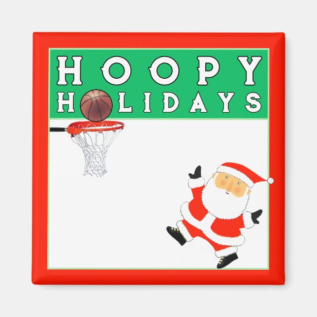 Íman Enchimento de meia de Natal de basquete (Frente)