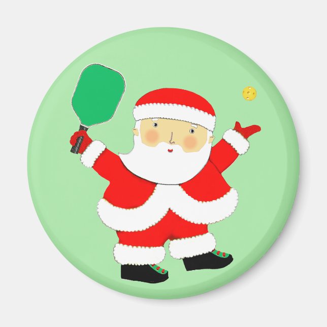 Íman Enchimento de meia de Natal de Pickleball (Frente)