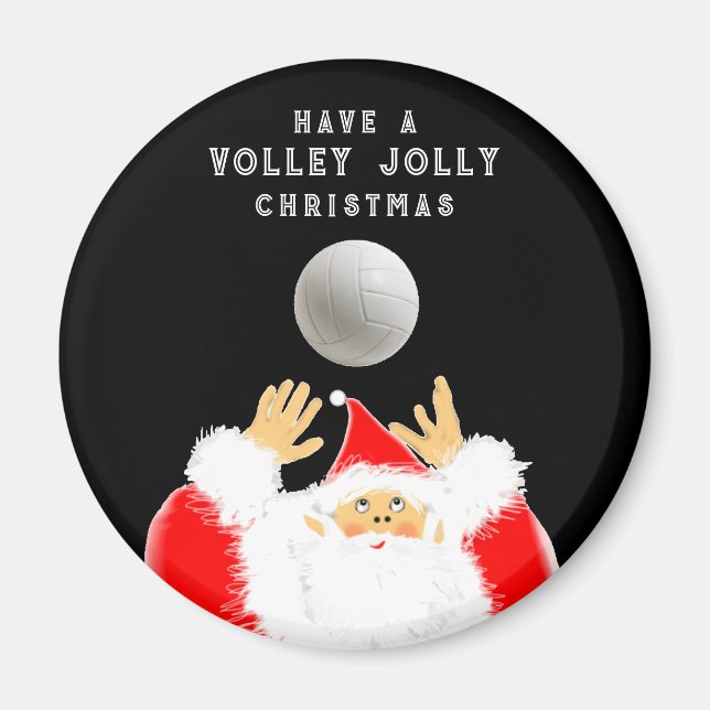 Íman Enchimento de meia de Natal de Volei (Frente)