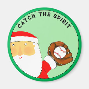 Íman Enchimentos de Meia de Natal de Beisebol