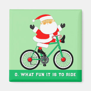 Íman Enchimentos de meia de Natal para ciclistas