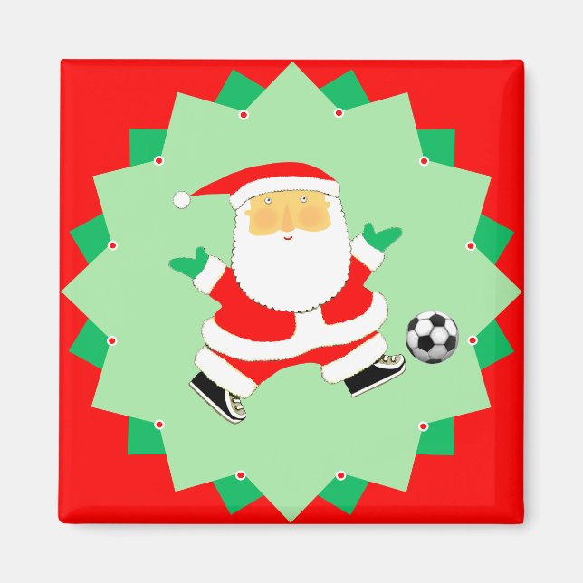 Íman Enchimentos de meia de presente de Natal de futebo (Frente)