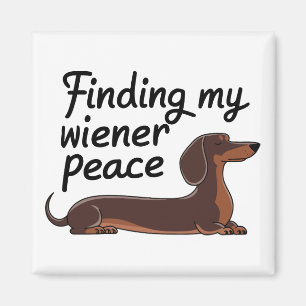 Íman Encontrando Meu Wiener Peace — Dachshund Lover