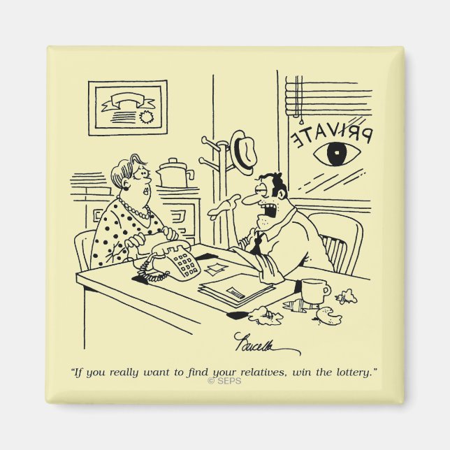 Íman Encontrando Relativos (Frente)