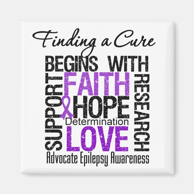 Íman Encontrar um Cura para Epilepsia (Frente)
