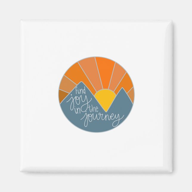 Íman Encontre alegria na jornada (Frente)