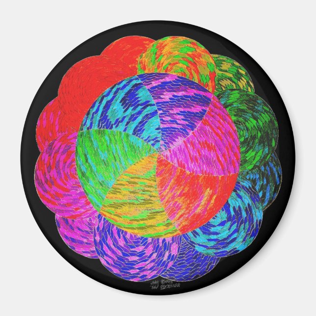 Íman Encontre sua estrada de tijolos amarela (Frente)