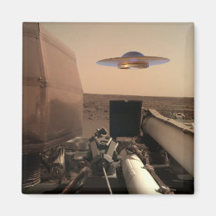 Íman Encontro de Saucer de OVNI de Alienígena Mars InS