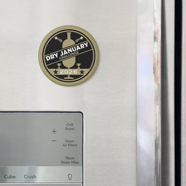 Íman Encorajamento ao Desafio de Janeiro Seco (In Situ (Fridge))