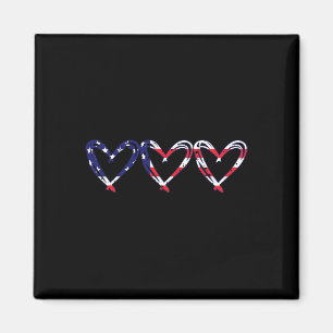 Íman Encorajar A Bandeira Americana Funny 4 De Julho Em