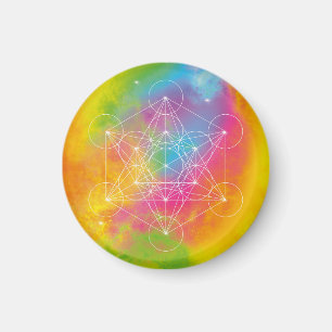 Íman Energia Arco-íris – Geometria Sagrada do Cubo de M
