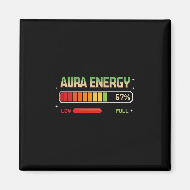 Íman Energia Aura Em 67 Meme Divertido Seis Sete Geraçã (Frente)