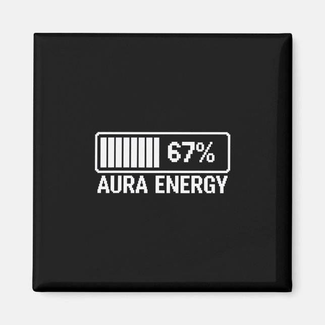 Íman Energia Aura Em 67 Seis Sete Meme  (Frente)