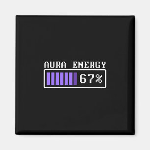 Íman Energia de Aura Engraçada em 67 Six Seven Genz Mem