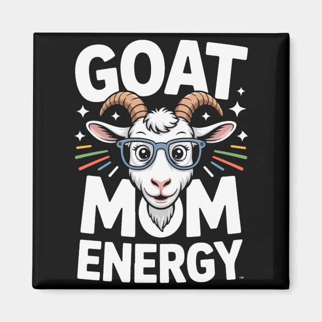 Íman Energia de Mãe de Cabra Óculos Espetáculo Diversão (Frente)