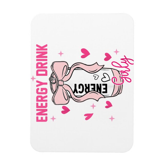 Íman Energy Beber Girly Funny Bebendo (Vertical)